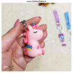 جاکلیدی-سیلیکونی-تک-شاخ-صورتی