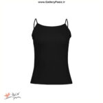 تاپ زنانه مشکی|تاپ بندی مشکی|تاپ مشکی زنانه قواره دار - Image 2