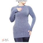 بافت بلند طوسی زنانه